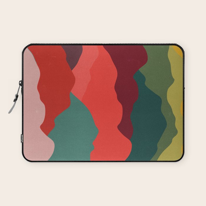 Art Clouds: Mid Century Edition Laptop Sleeve Gallery Image 1