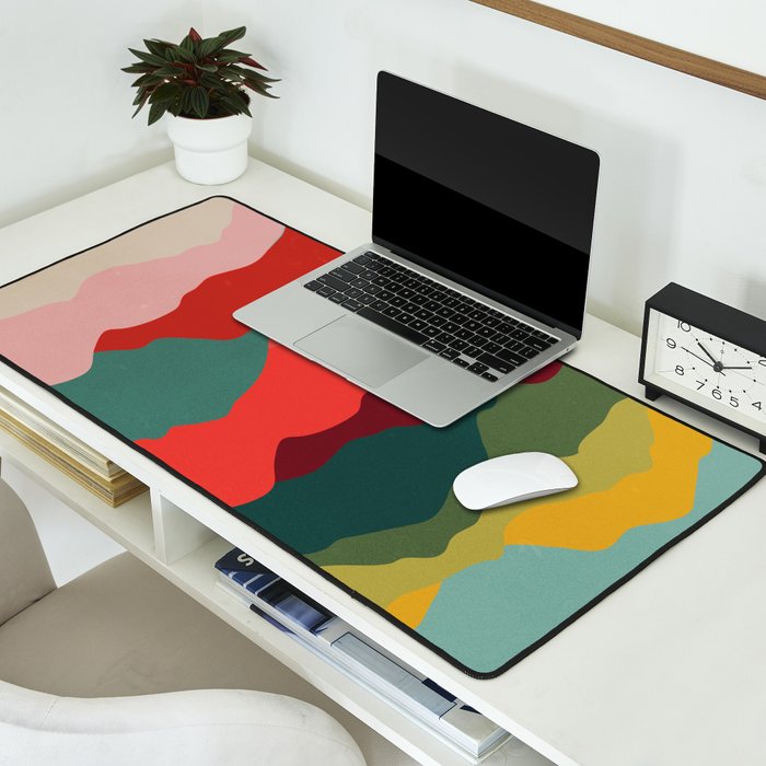 Art Clouds: Mid Century Edition Desk Mat Gallery Image 2
