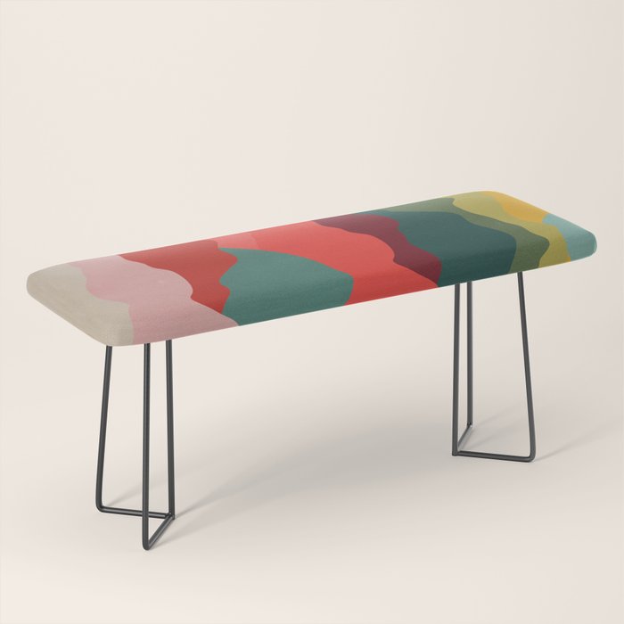 Art Clouds: Mid Century Edition Bench Gallery Image 1