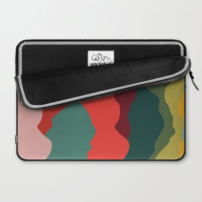 Art Clouds: Mid Century Edition Laptop Sleeve Gallery Image 2