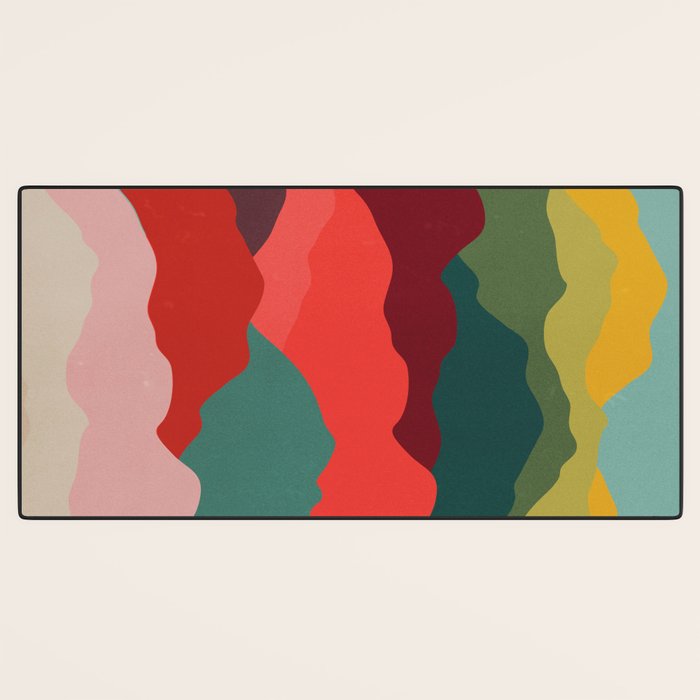 Art Clouds: Mid Century Edition Desk Mat Gallery Image 3