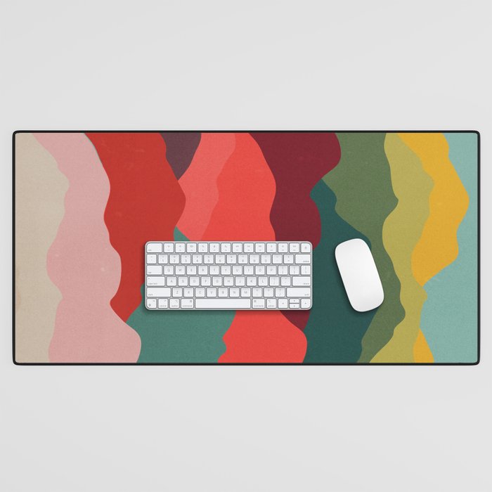 Art Clouds: Mid Century Edition Desk Mat Gallery Image 1