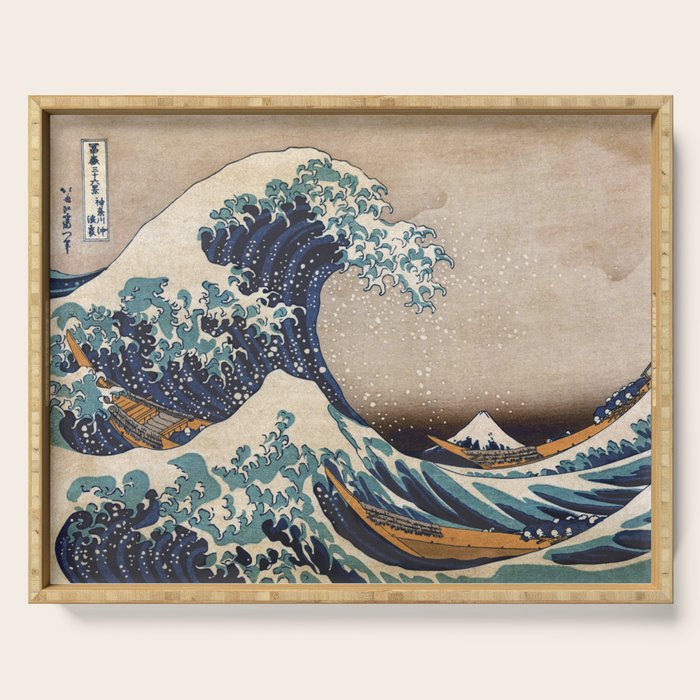 The Great Wave off Kanagawa Serving Tray Gallery Image 1