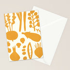 fresh fresh vegetable-orange Stationery Card Gallery Image 2