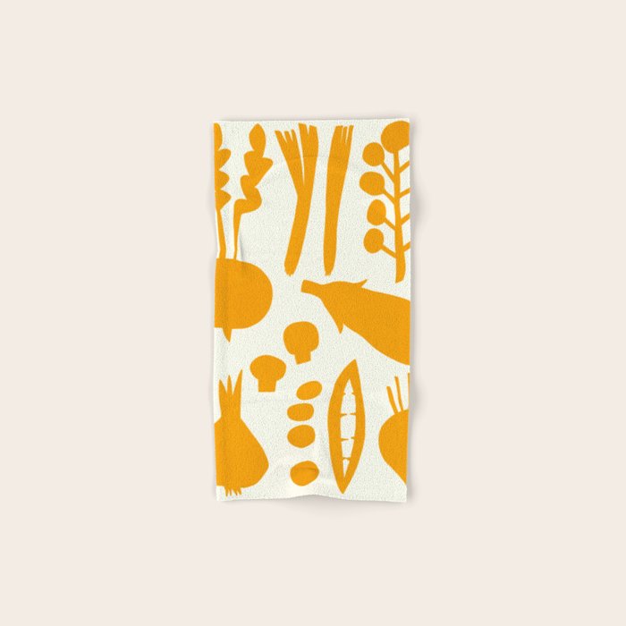 fresh fresh vegetable-orange Bath Towel Gallery Image 1