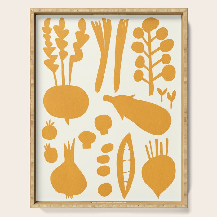 fresh fresh vegetable-orange Serving Tray Gallery Image 1