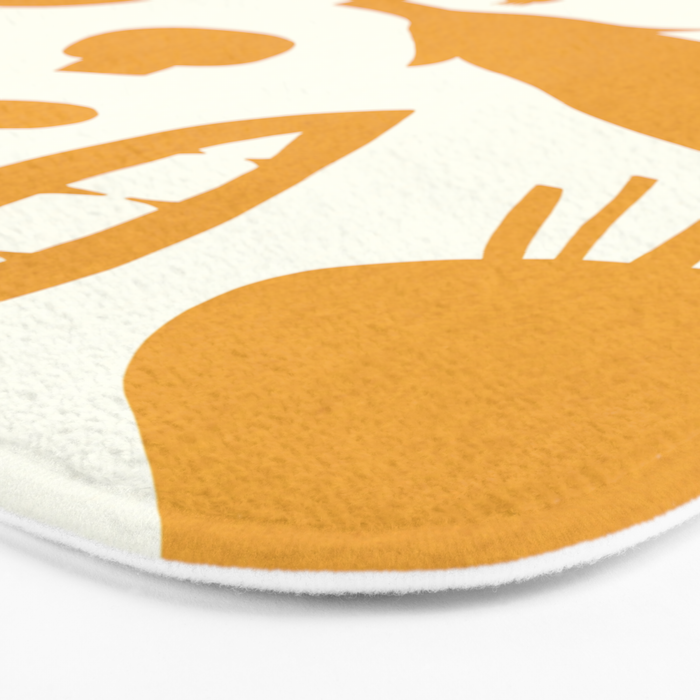 fresh fresh vegetable-orange Bath Mat Gallery Image 3