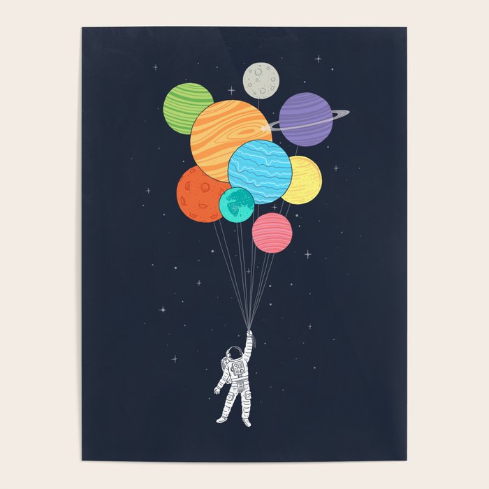 Planet Balloons Poster Gallery Image 1
