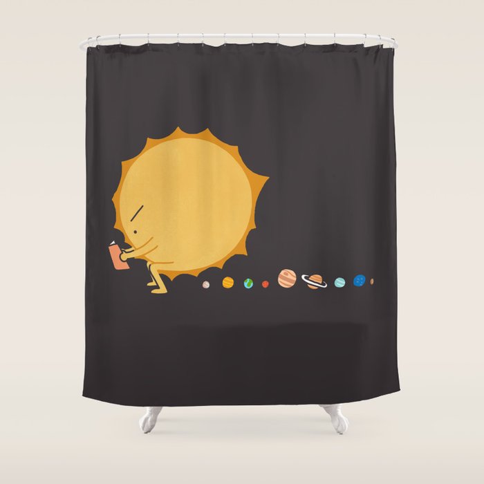 Poo Poo Sun Shower Curtain Gallery Image 1