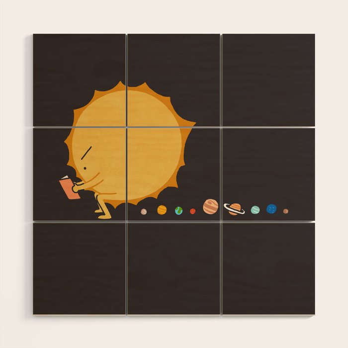 Poo Poo Sun Wood Wall Art Gallery Image 1