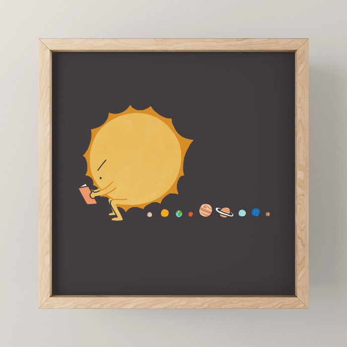 Poo Poo Sun Mini Art Print Gallery Image 1