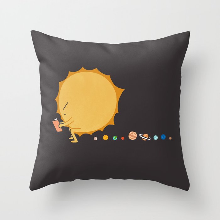 Poo Poo Sun Throw Pillow Gallery Image 6