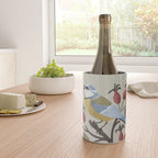 Blue Tit on Red Rose Hips Wine Chiller Gallery Image 4