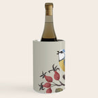 Blue Tit on Red Rose Hips Wine Chiller Gallery Image 2