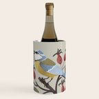 Blue Tit on Red Rose Hips Wine Chiller Gallery Image 1