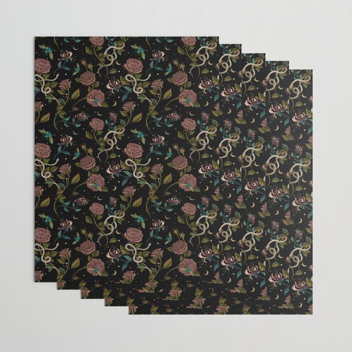 Rose and Honeysuckle Wrapping Paper Gallery Image 3