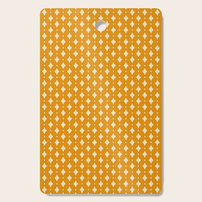 Vintage Stars III Orange Cutting Board Gallery Image 1