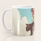 Meehaw - Rodeo Cat Cowgirl Bronc Coffee Mug Gallery Image 3