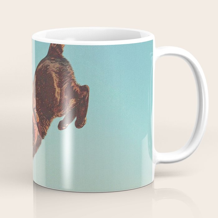 Meehaw - Rodeo Cat Cowgirl Bronc Coffee Mug Gallery Image 1