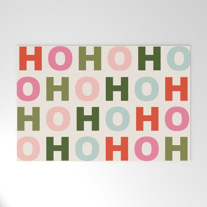Ho Ho Ho Welcome Mat Gallery Image 1