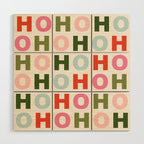 Ho Ho Ho Wood Wall Art Gallery Image 1