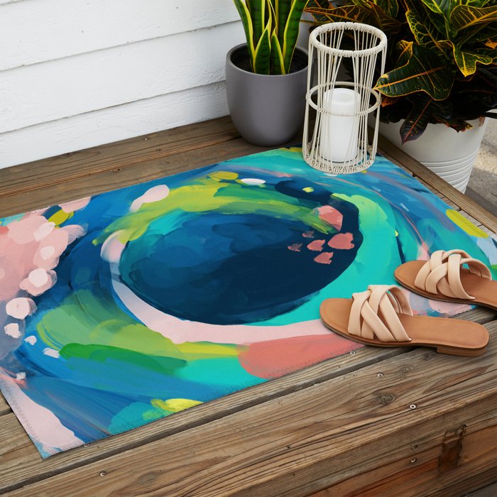 When you encounter joy again, let it in Outdoor Rug Gallery Image 2