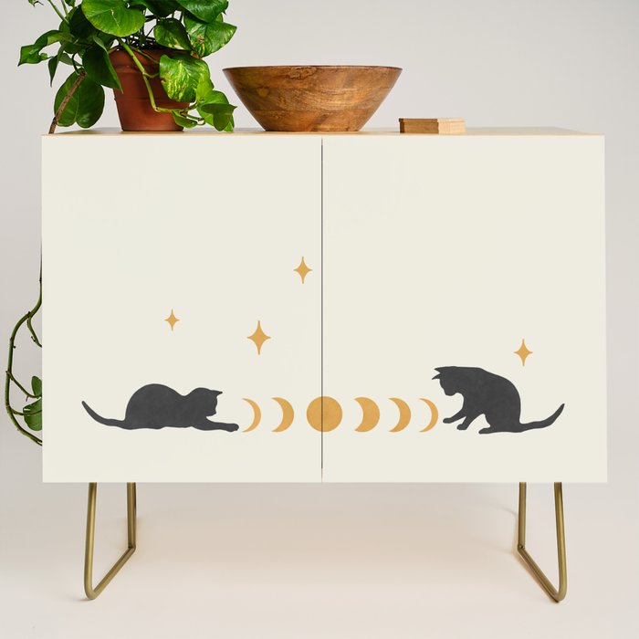 Cat and Moon 3 Credenza Gallery Image 1