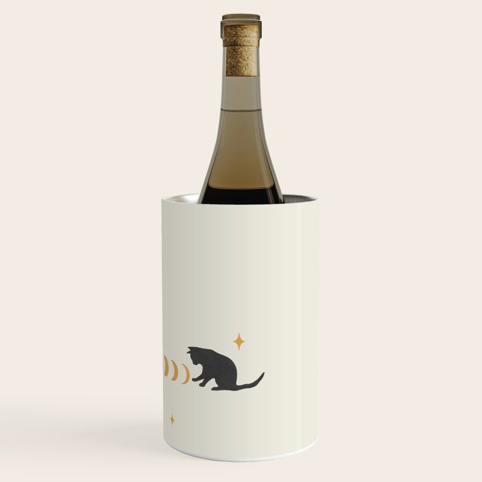 Cat and Moon 3 Wine Chiller Gallery Image 3