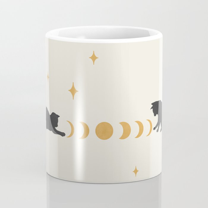 Cat and Moon 3 Coffee Mug Gallery Image 4