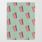 FAST FOOD / Softdrink - pattern Poster Gallery Image 4
