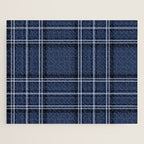 Scottish Blue Tartan Jigsaw Puzzle Gallery Image 1
