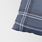 Scottish Blue Tartan Pillow Sham Gallery Image 4