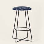 Scottish Blue Tartan Stool Gallery Image 1