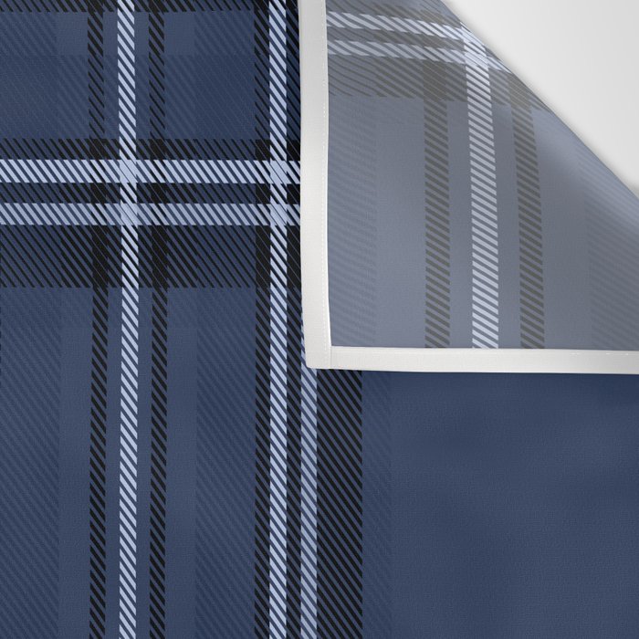 Scottish Blue Tartan Wall Tapestry Gallery Image 3
