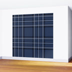 Scottish Blue Tartan Wall Mural Gallery Image 2