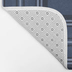 Scottish Blue Tartan Bath Mat Gallery Image 2