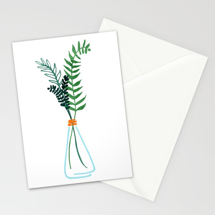 Winter Herbs / Botanical Illustration Stationery Card Gallery Image 2