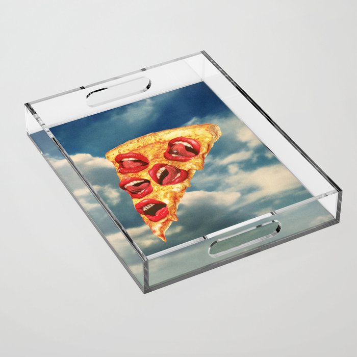 Pizza Euphoria - Pepperoni and Cheese Acrylic Tray Gallery Image 1