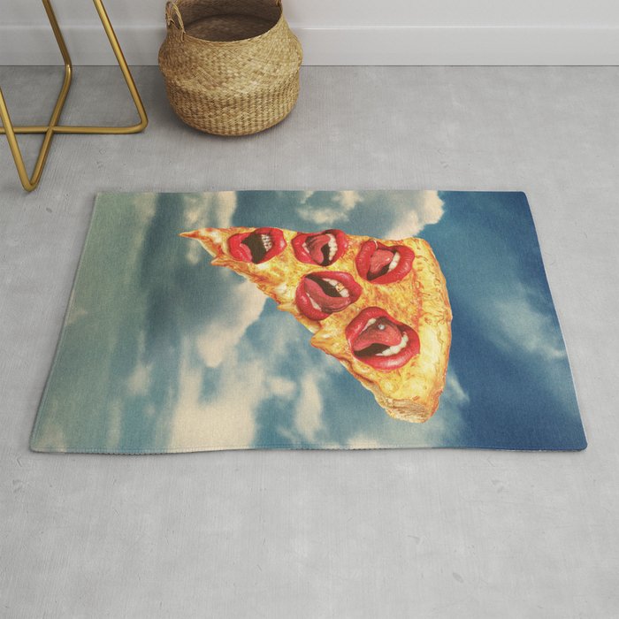 Pizza Euphoria - Pepperoni and Cheese Rug Gallery Image 1