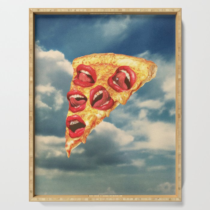 Pizza Euphoria - Pepperoni and Cheese Serving Tray Gallery Image 1