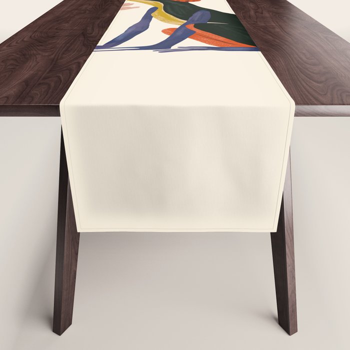 Parisian Frog Table Runner Gallery Image 1