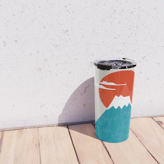 Cat Landscape 144 Travel Mug Gallery Image 4