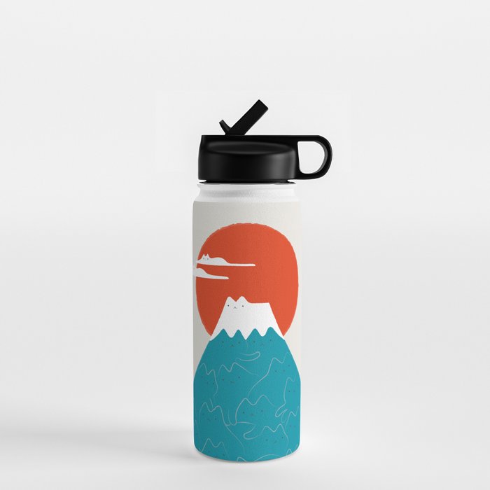 Cat Landscape 144 Water Bottle Gallery Image 1
