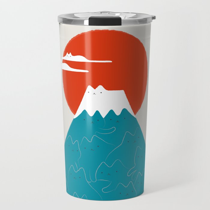 Cat Landscape 144 Travel Mug Gallery Image 1