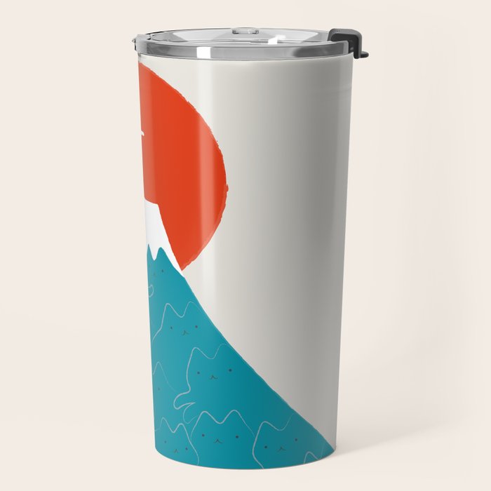 Cat Landscape 144 Travel Mug Gallery Image 2