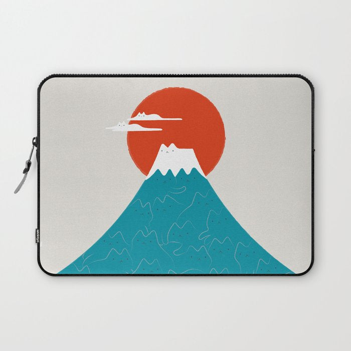 Cat Landscape 144 Laptop Sleeve Gallery Image 1