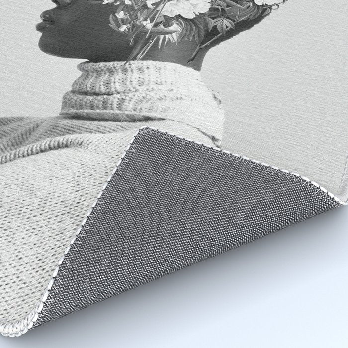 Bloom in White Rug Gallery Image 4