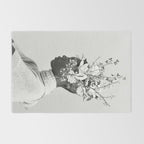 Bloom in White Rug Gallery Image 2