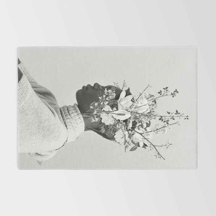 Bloom in White Rug Gallery Image 2