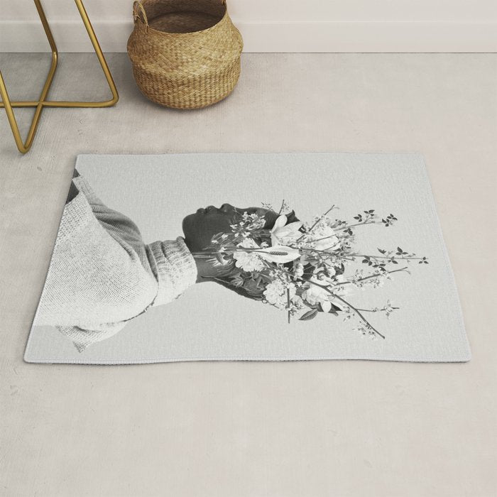 Bloom in White Rug Gallery Image 1